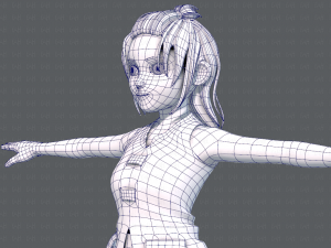 base girlv06 clothing v01 3D Модель