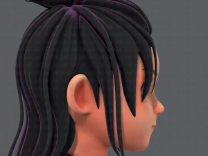 base girlv06 abbigliamento v01 Modello 3D