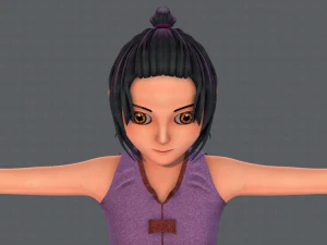 base girlv06 abbigliamento v01 Modello 3D