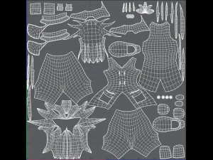 base girlv06 abbigliamento v01 Modello 3D