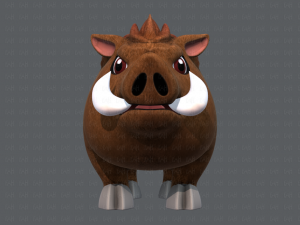 boar v02 3D मॉडल