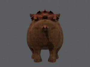 кабан v02 3D Модель