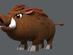 кабан v02 3D Модель