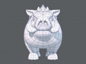 кабан v02 3D Модель