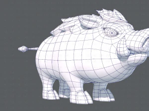 кабан v02 3D Модель