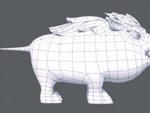 кабан v02 3D Модель