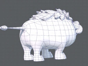 кабан v02 3D Модель