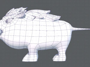 кабан v02 3D Модель