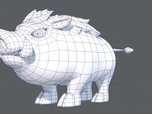 кабан v02 3D Модель