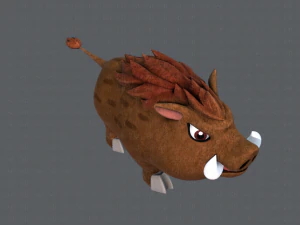 кабан v02 3D Модель