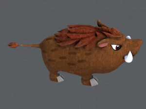 кабан v02 3D Модель