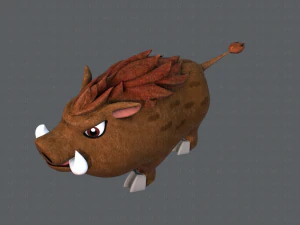 кабан v02 3D Модель