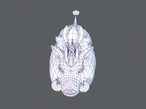 кабан v02 3D Модель