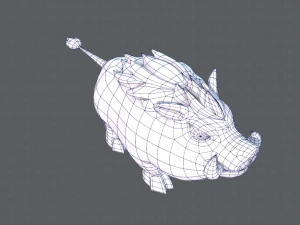 кабан v02 3D Модель