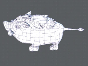 кабан v02 3D Модель