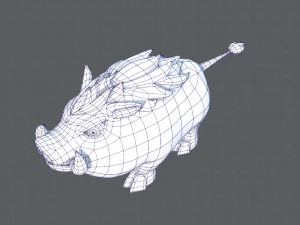 кабан v02 3D Модель