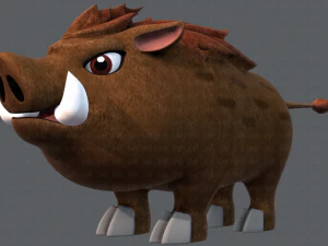 кабан v02 3D Модель