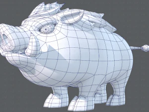 кабан v02 3D Модель
