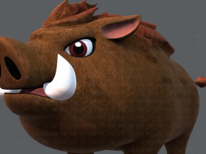 кабан v02 3D Модель