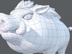 кабан v02 3D Модель