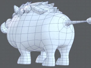 кабан v02 3D Модель