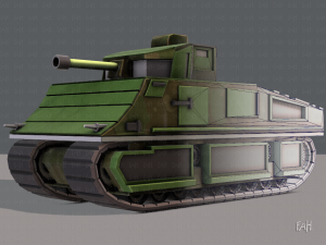 tank v01 3D Model