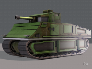tank v01 Modelo 3D
