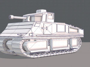टैंक v01 3D मॉडल