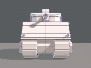 tank v01 Modello 3D