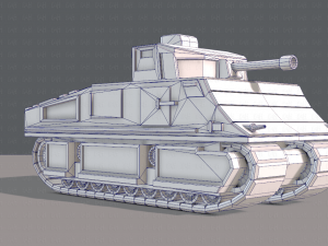 tank v01 Modello 3D