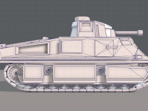 tank v01 Modello 3D