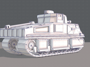 tank v01 Modello 3D