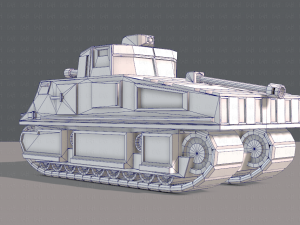 tank v01 Modello 3D