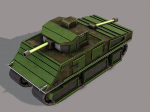 tank v01 Modello 3D