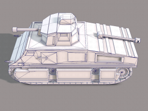 tank v01 Modello 3D