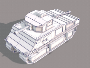 tank v01 Modello 3D