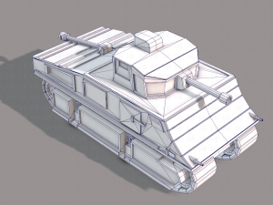 tank v01 Modello 3D