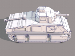 tank v01 Modello 3D