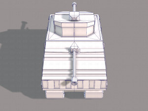 tank v01 Modello 3D