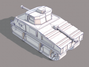tank v01 Modello 3D