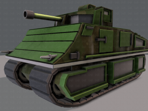 tank v01 Modello 3D