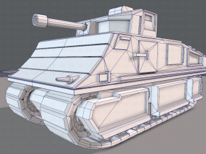 tank v01 Modello 3D