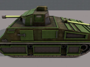 टैंक v01 3D मॉडल