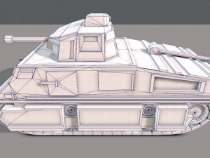 tank v01 Modello 3D