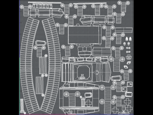 tank v01 Modello 3D