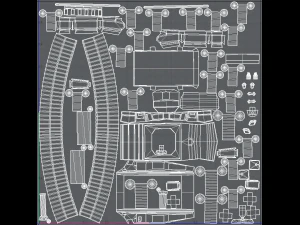 टैंक v01 3D मॉडल