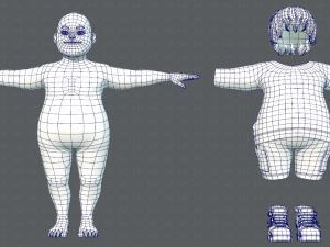 Base manv08 clothing v01 3D Model