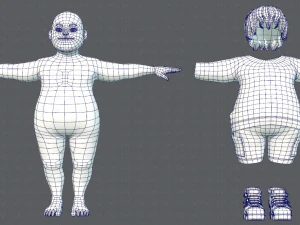 Base manv08 clothing v01 3D Model