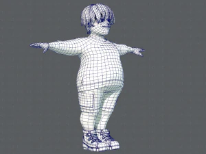 Base manv08 clothing v01 3D Model