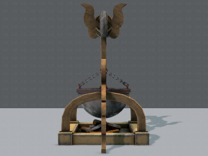 charcoal pot v01 3D Model